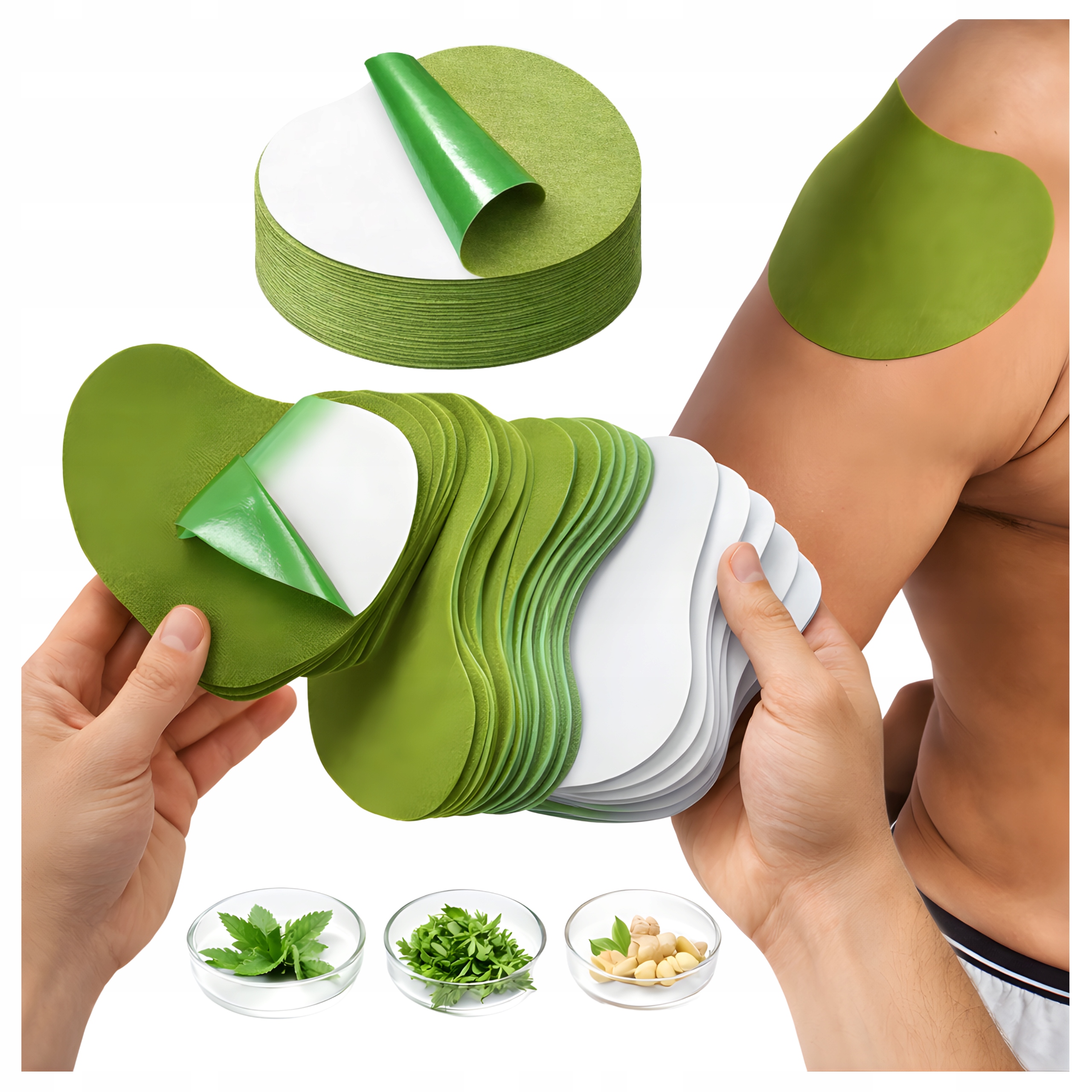 Plastry Przeciwbólowe Na Kręgosłup Lędźwiowy Kolana Biodro Bark 60 Szt