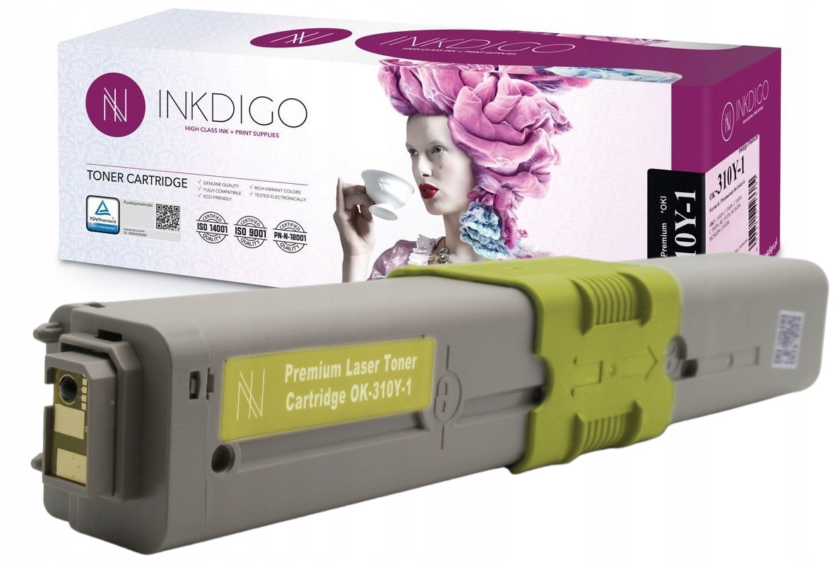 

Toner Drukarki Oki C310 C511dn C530dn MC562dn Y