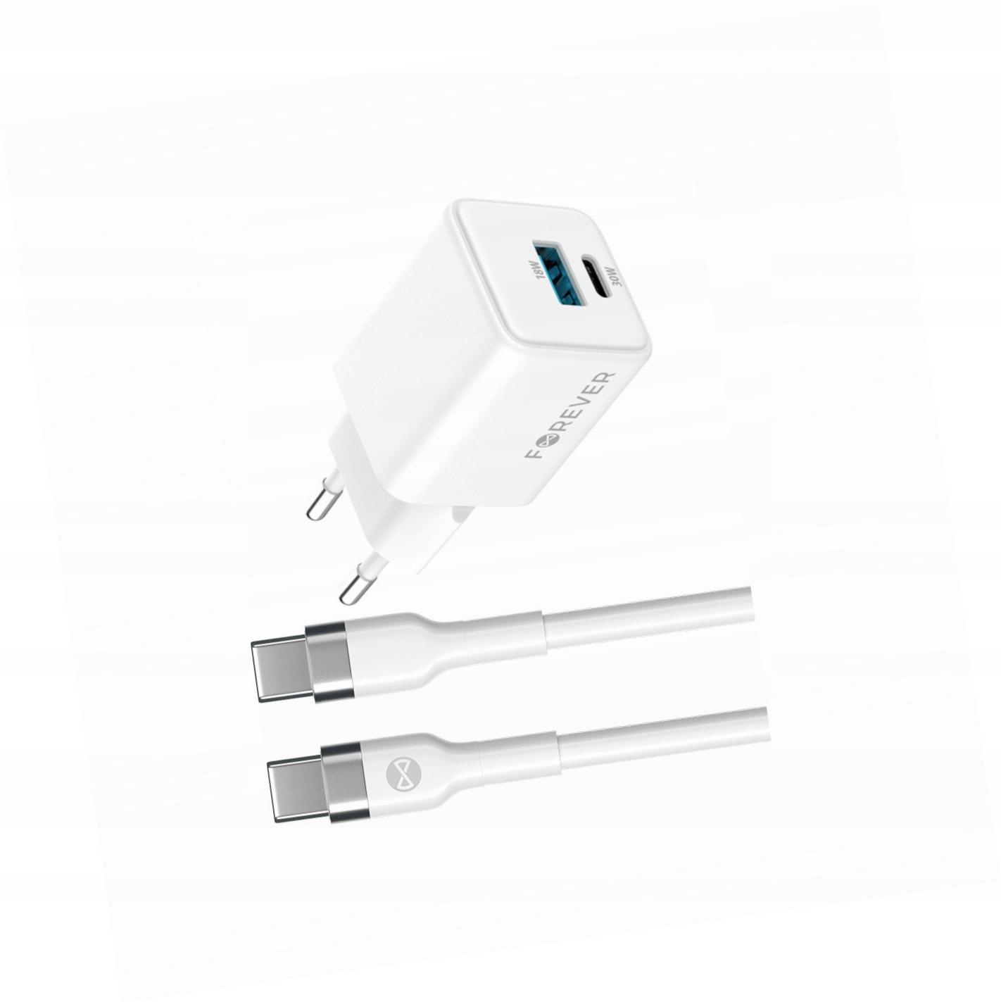 Szybka ładowarka GaN 30W Usb i Usb-c do Xiaomi Redmi Note 13 Pro Plus 5G