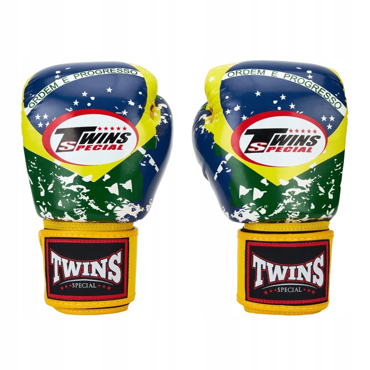 Rękawice Bokserskie Twins Special Fancy FBGVL3 10OZ Żółty