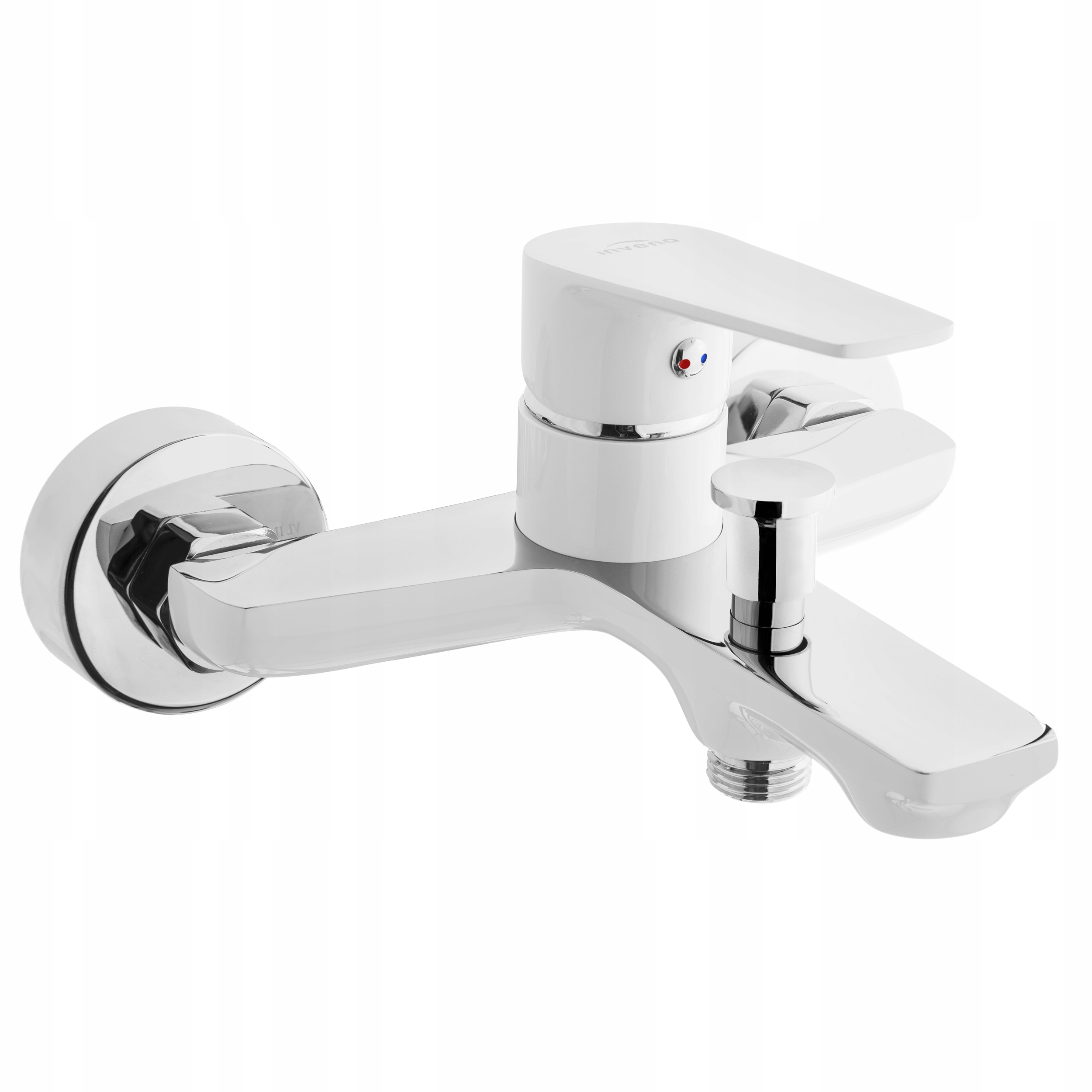 Vaňová batéria Dokos biela/chrómová