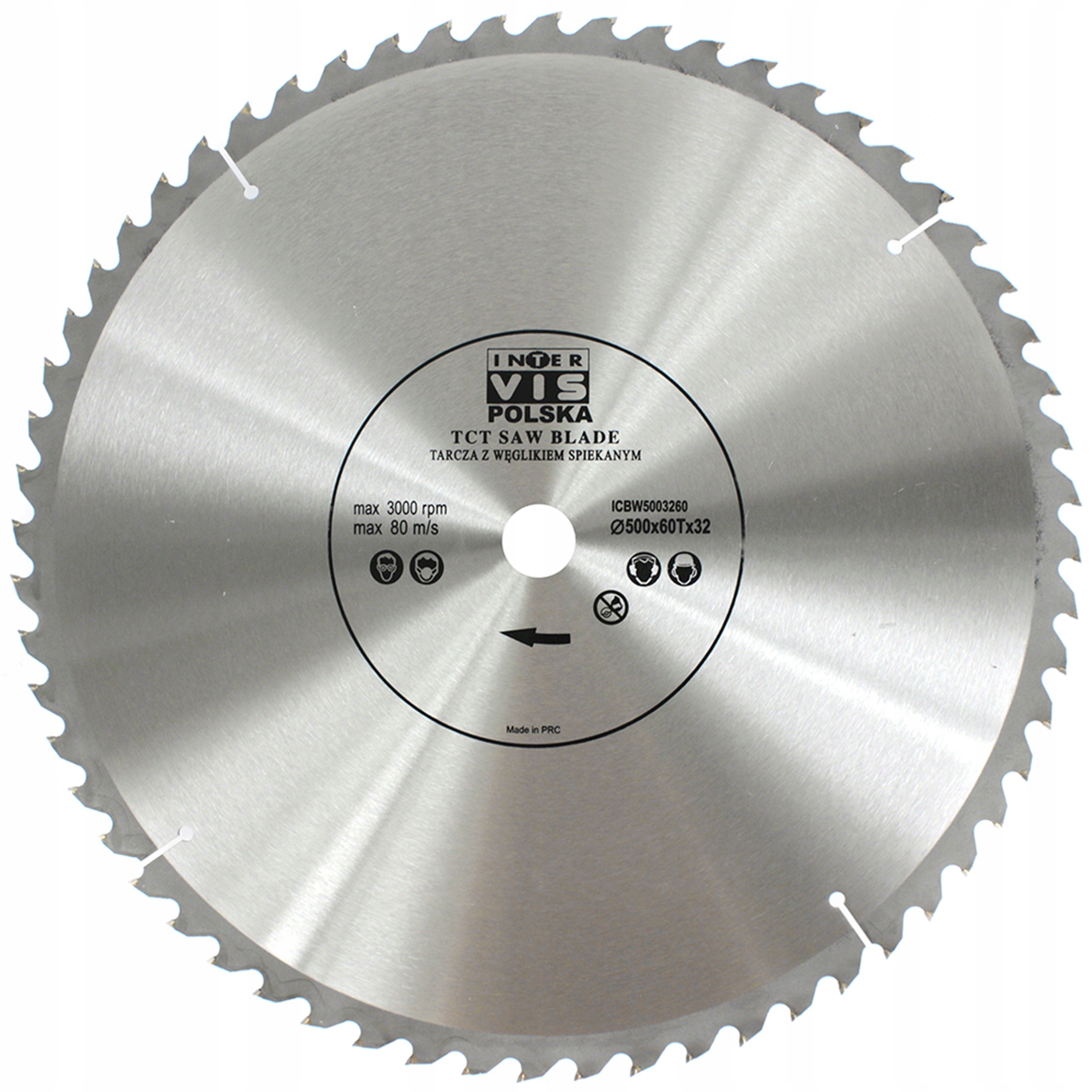 

Tarcza Widiowa Do Drewna 500 mm x 32 x 40T Widia