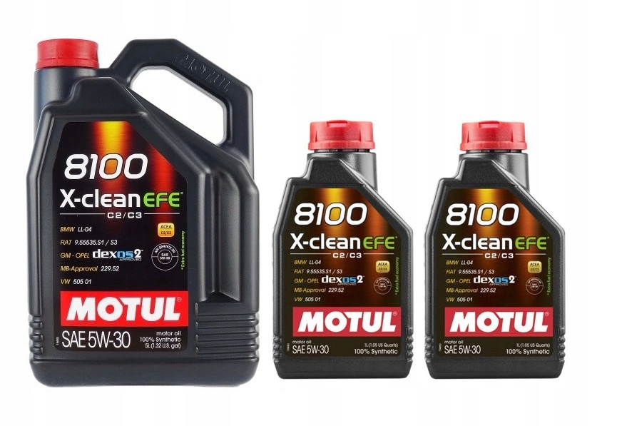 Motul 8100 X Clean 5l Motul 8100 X-Clean EFE 5W30 Engine Oil - 5L