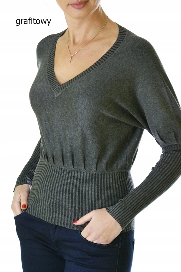 Oryginalna bluzka sweter rękaw nietoperz 1099# Kod producenta 1099