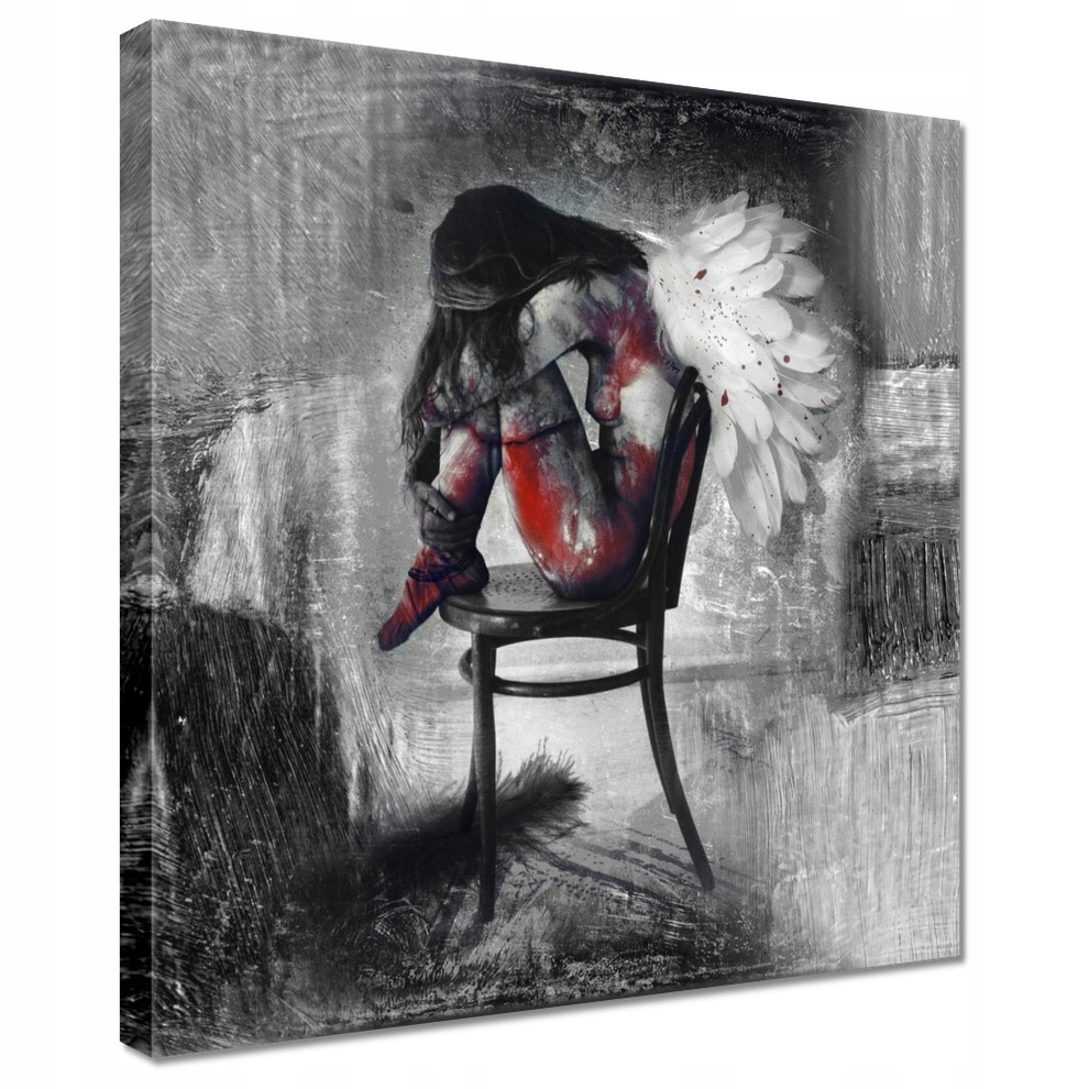 

Obrazy 40x40 Anioł Dziewczyna