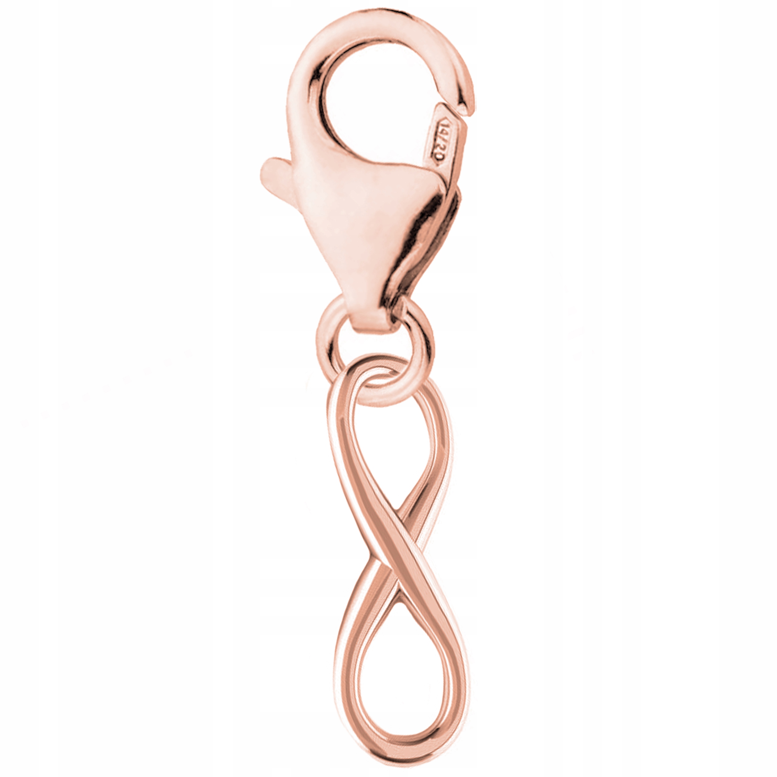 Pozlacený přívěsek s nekonečnem Infinity Nekonečno Stříbro 925