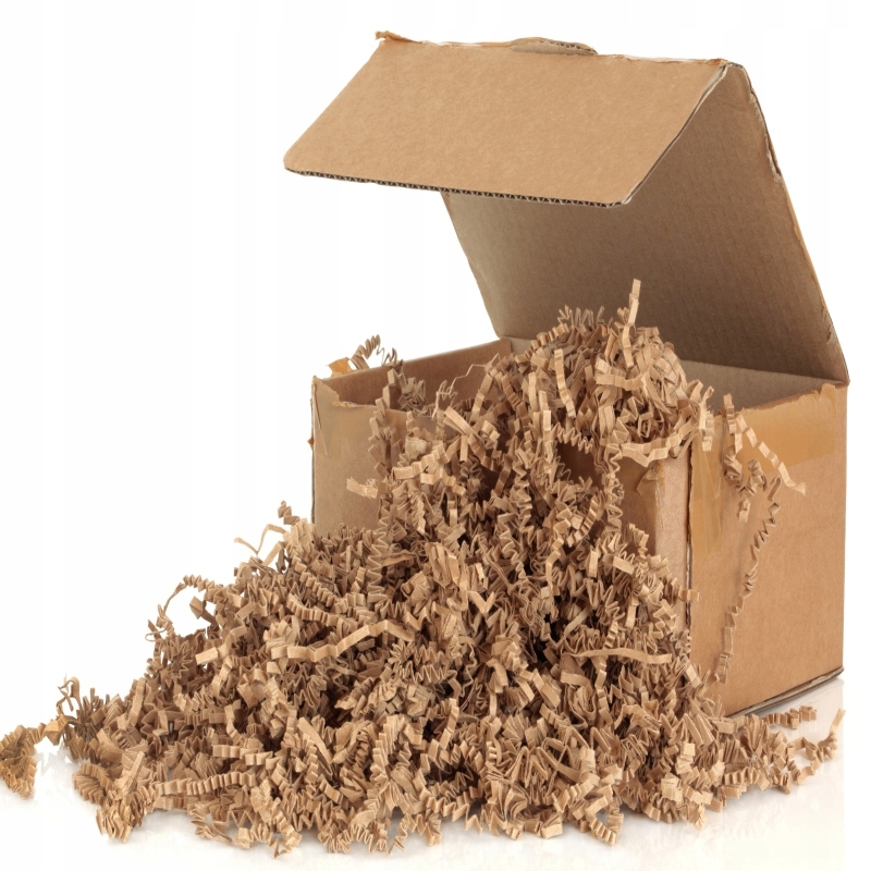 Wiórki papierowe brąz, wypełniacz papierowy - 5kg