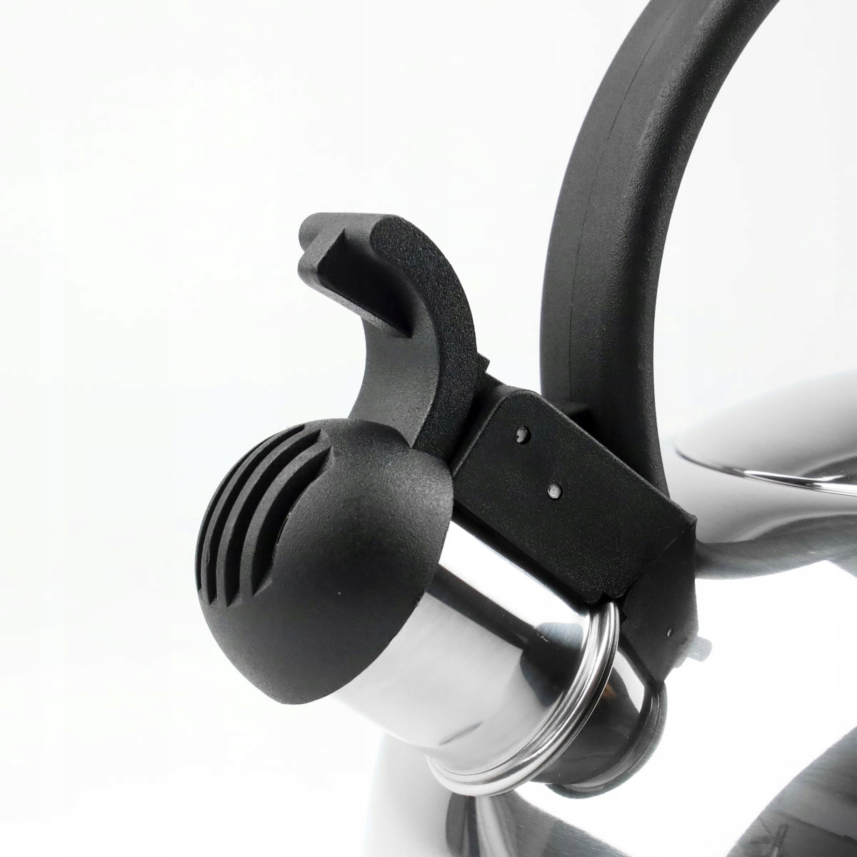 CZAJNIK TRADYCYJNY Z GWIZDKIEM DUŻY STALOWY Z RĄCZKĄ 2 L INDUKCJA GAZ