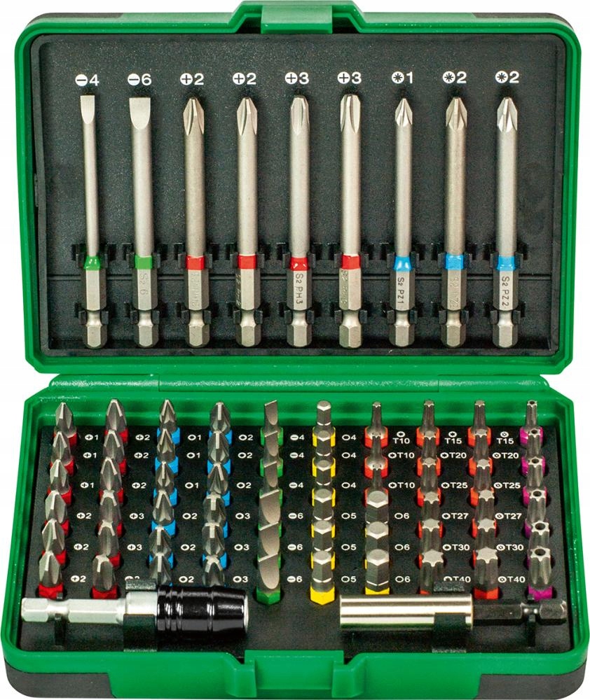 Sada smíšených bitů Ph Pz Torx 71-dílná Fortis