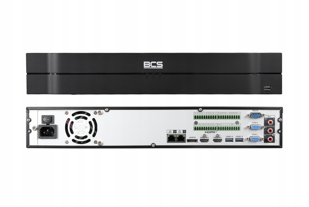 Rejestrator Ip BCS-L-NVR3204-A-4K-Ai(2) 32CH, 32Mpx, 4xHDD do 20TB, AcuPick