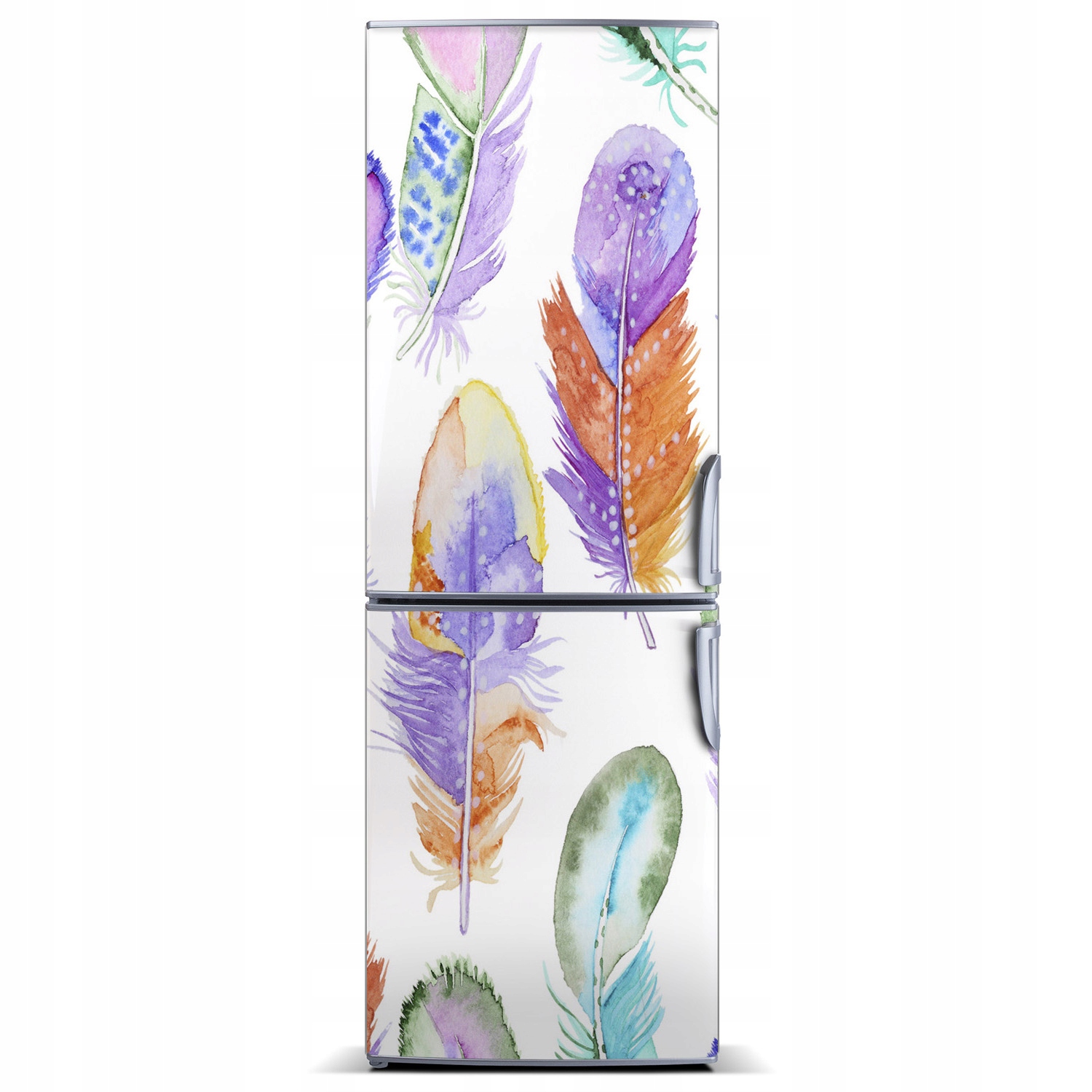 

Magnes Tapeta na lodówkę Kolorowe pióra 60x180