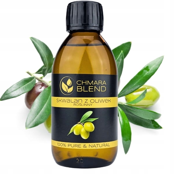 Skwalan z Oliwek Lekki Emolient 200ml Butelka Szklana