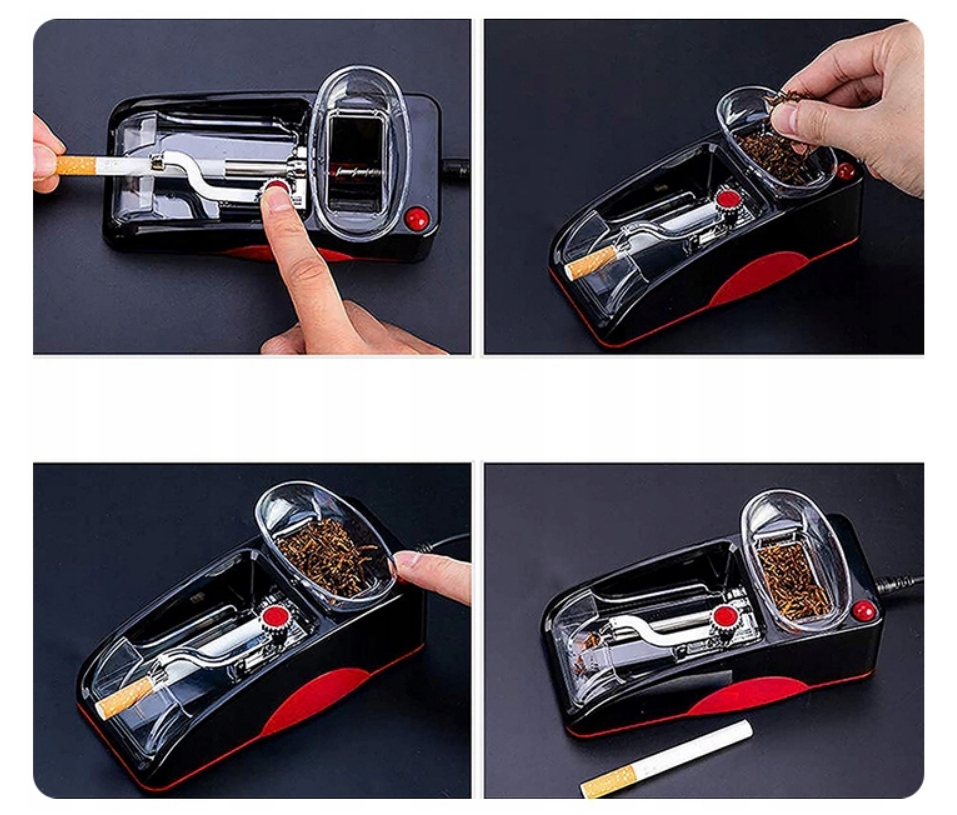 ELEKTRYCZNA MASZYNKA NABIJARKA ROBIENIA PAPIEROSÓW Marka Inna