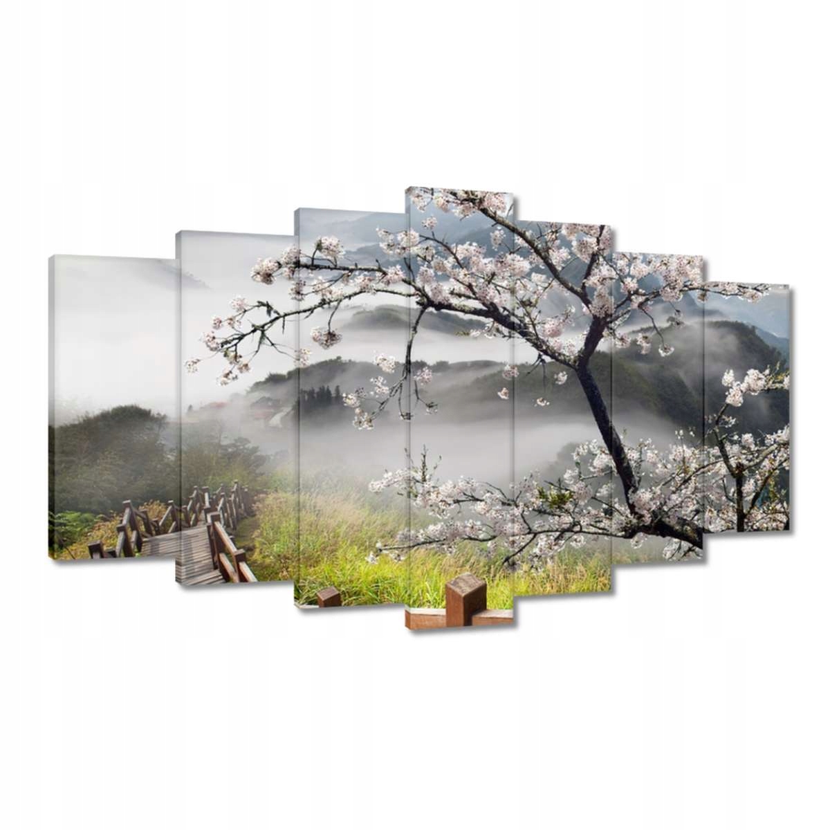 Obrazy 140x80 Japonsko Kvetoucí višeň