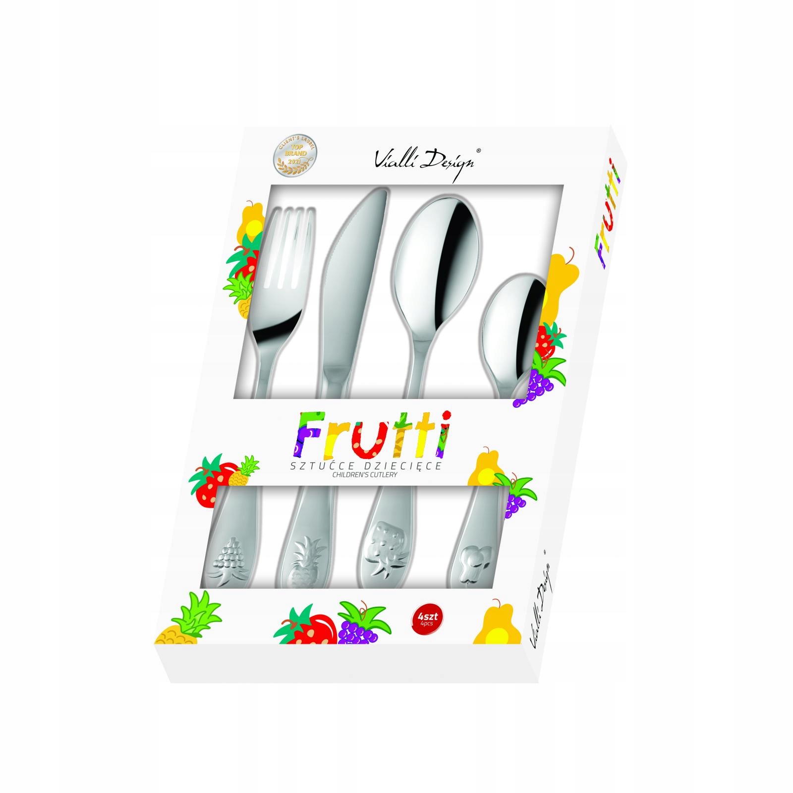 

Vialli Design Zestaw Sztućców Dziecięcych Frutti 4