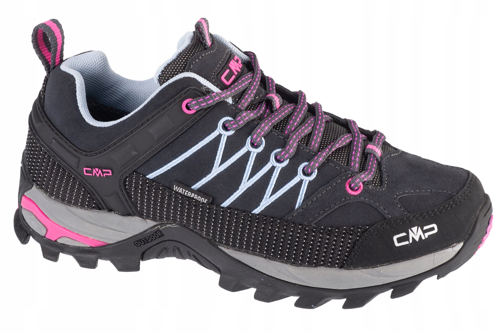 Cmp Rigel Low Wp [36] Dámské semišové trekové boty černé