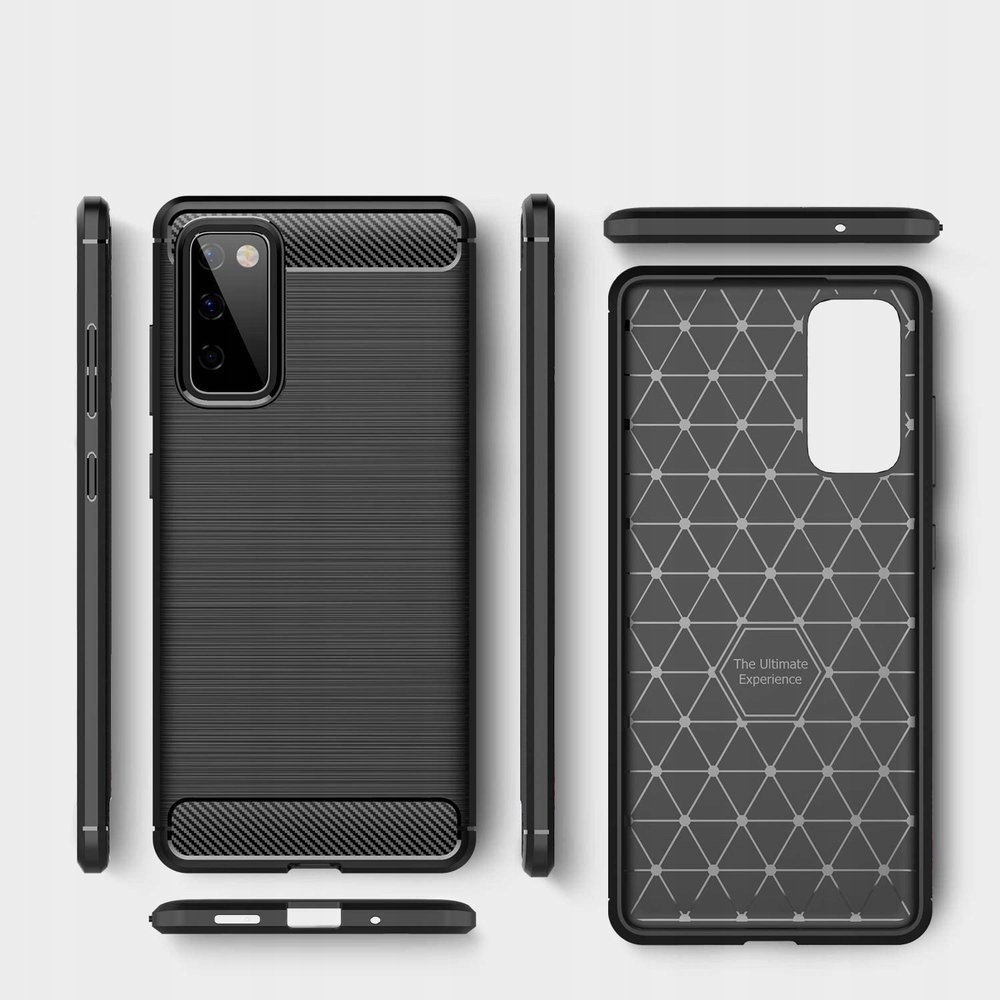 Etui Carbon Case + Szkło do Samsung Galaxy S20 FE EAN 4603111803650