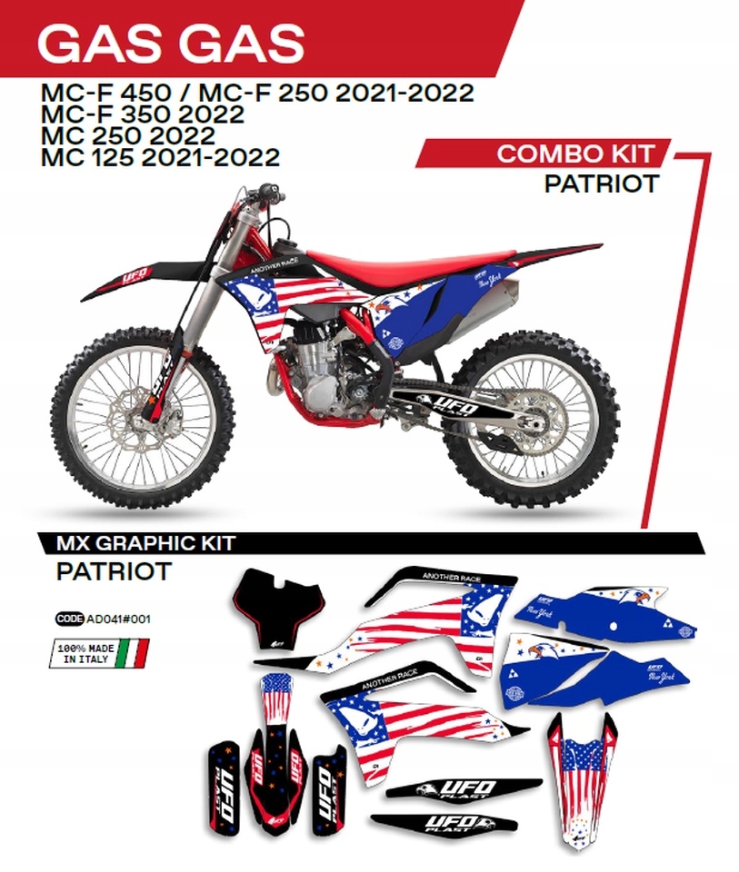 OKLEINA NA MOTOCYKL GAS GAS MC 125 21-22 MC 250 22