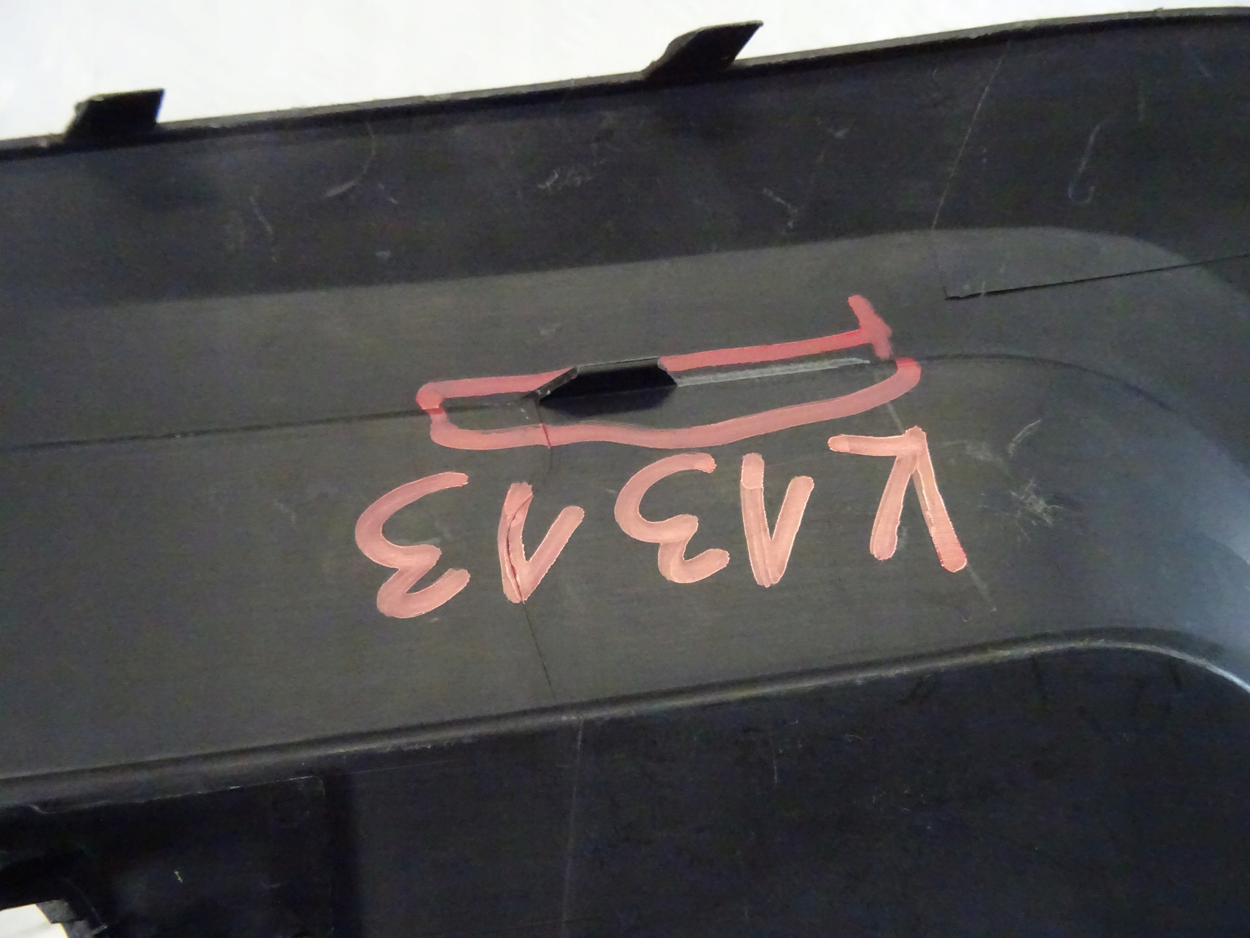 grid of a bumper front front right VW T6 LIFT 7LA807490