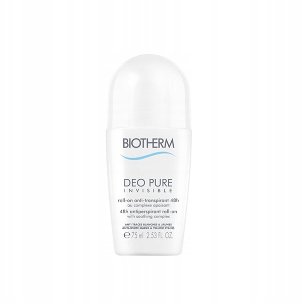 Biotherm Deo Pure Invisible roll-on deodorant s vůní 75ml