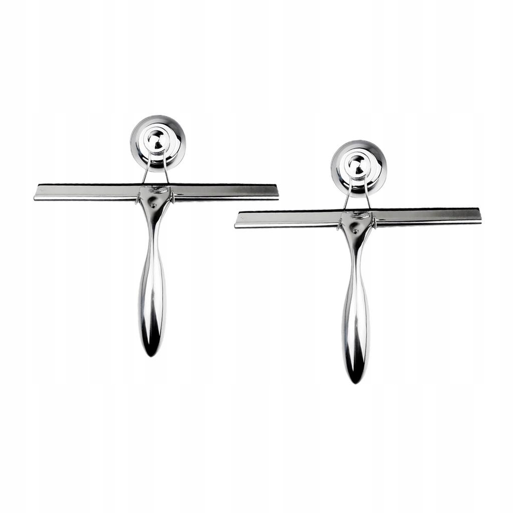 2x скребки для душу з нержавіючої сталі з всмоктуванням