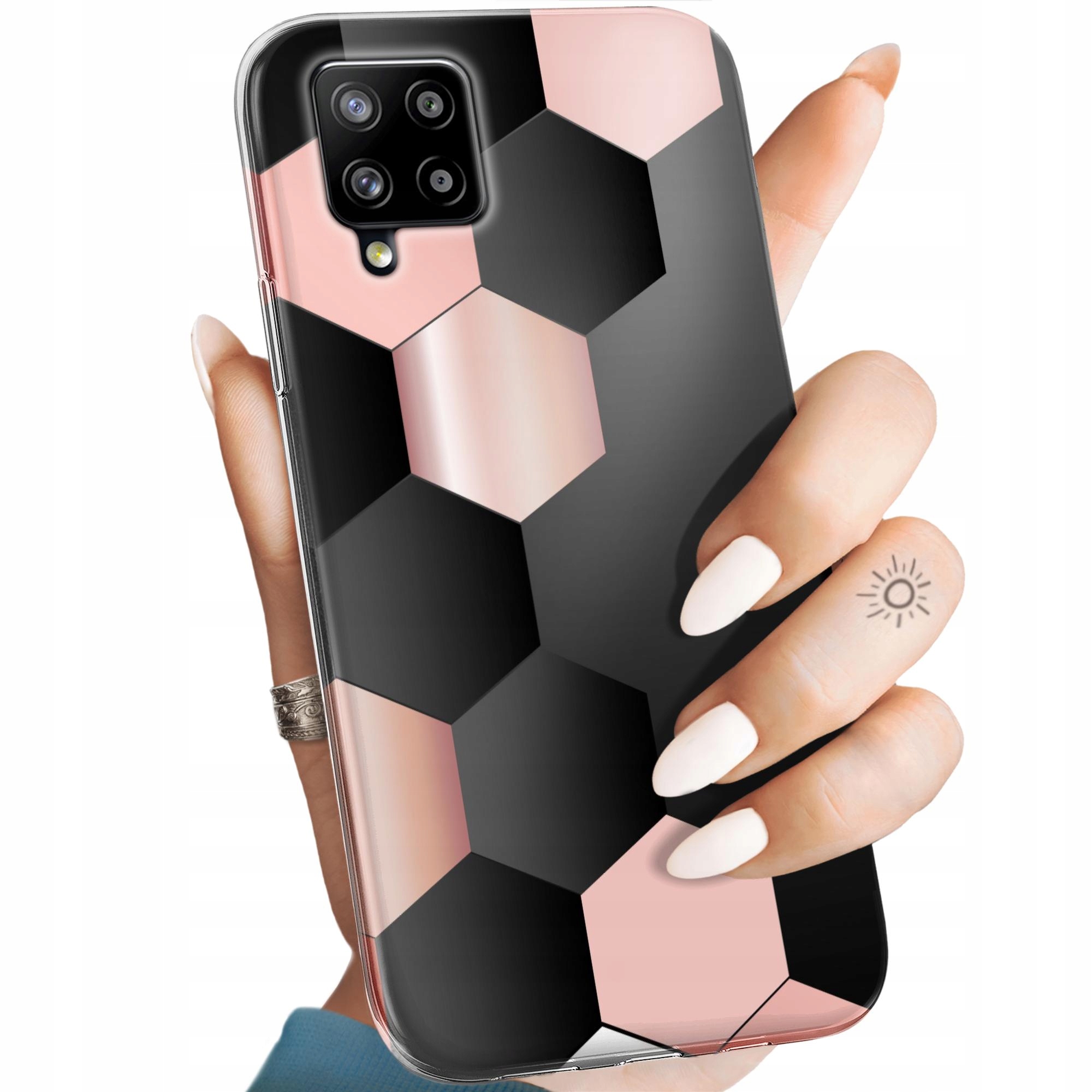 Etui Do Samsung A42 5G Geometryczne Symetria Obudowa Pokrowiec Case