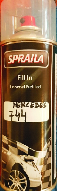 Mercedes 744 Brillantsilber Lakier Samochodowy Spray 400 ML Arasystem
