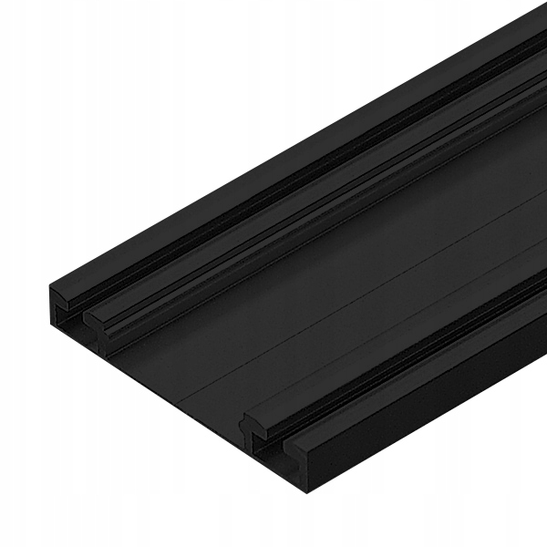 Tor dolny RAMA do drzwi przesuwnych 150cm CZARNY