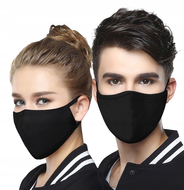 MASKA CZARNA STREETWEAR TECHWEAR BAWEŁNIANA PL Marka bez marki