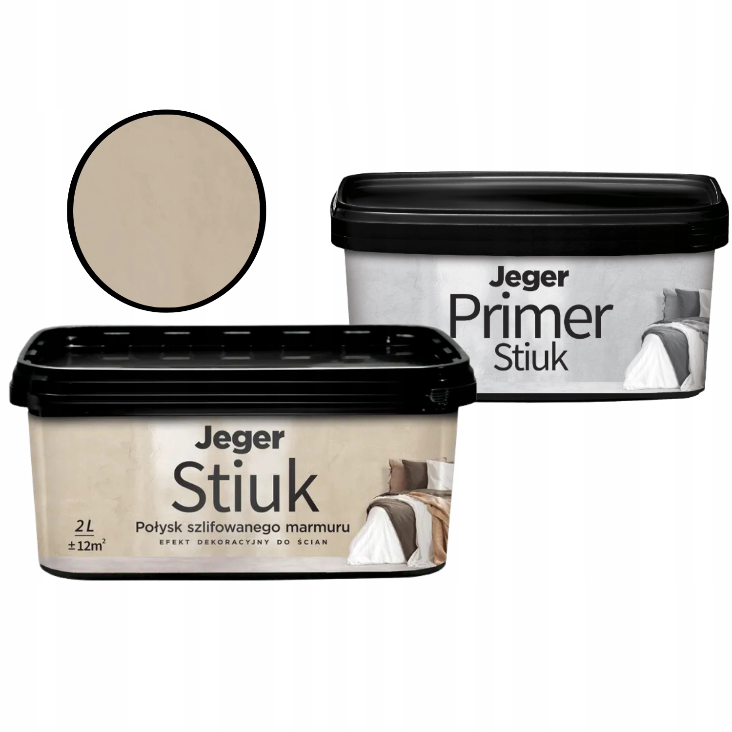 Dekorativní sada Mramorový efekt Stiuk Terra 2L Primer Stiuk 1L