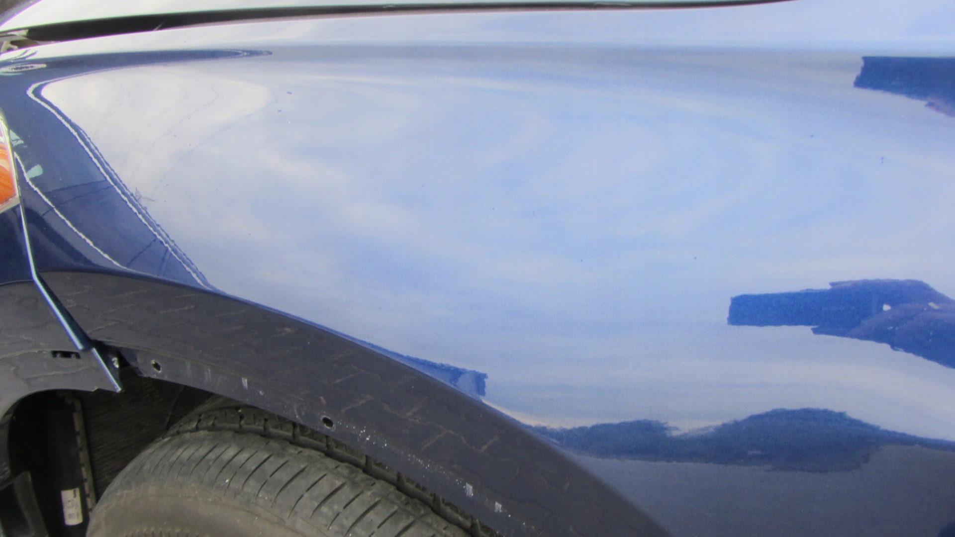 BMW X1 F48 fender left front left front C10 MEDITERRAN BLAU blue