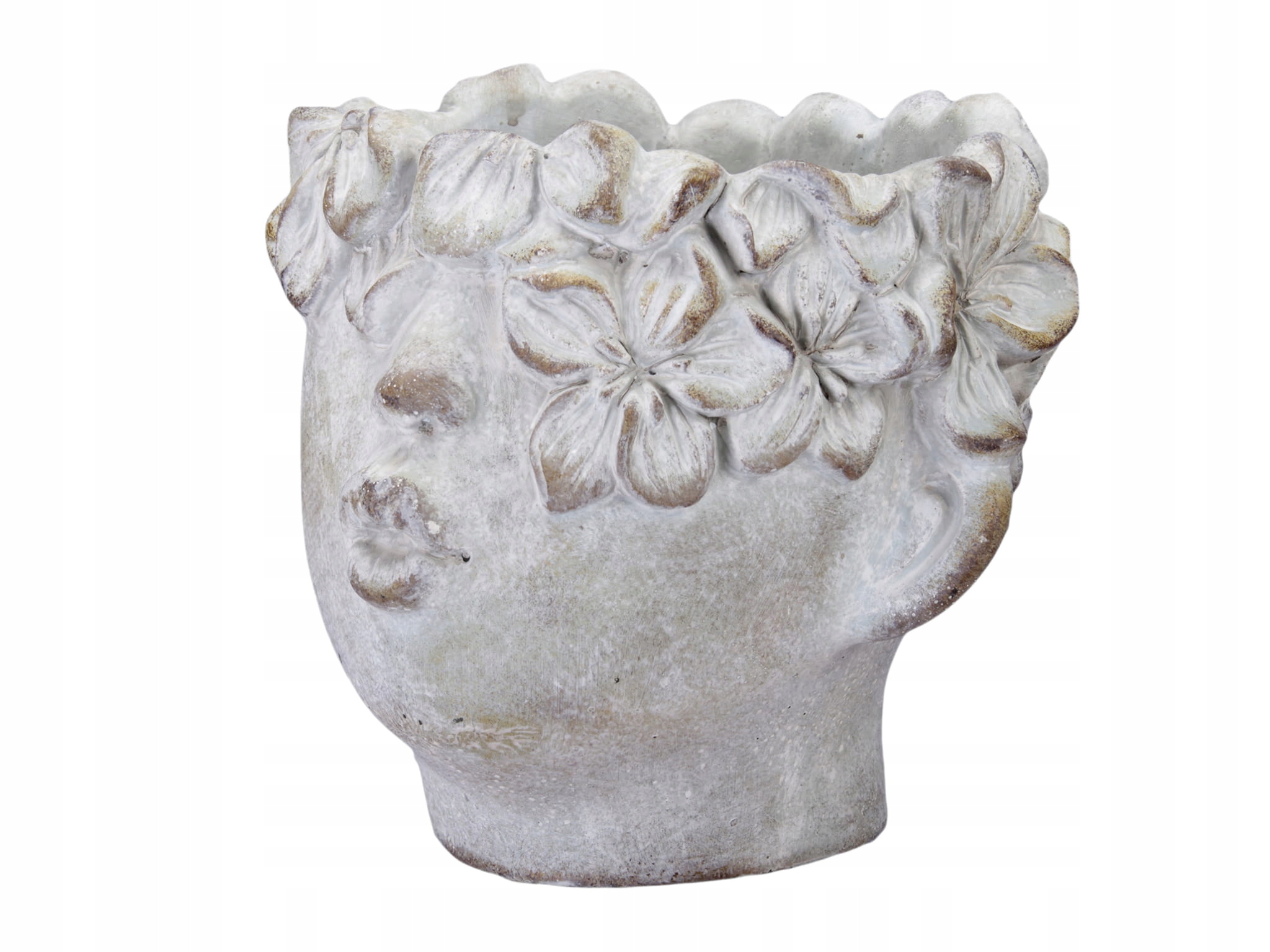 Wiosenna doniczka głowa osłonka twarz Spring Girl