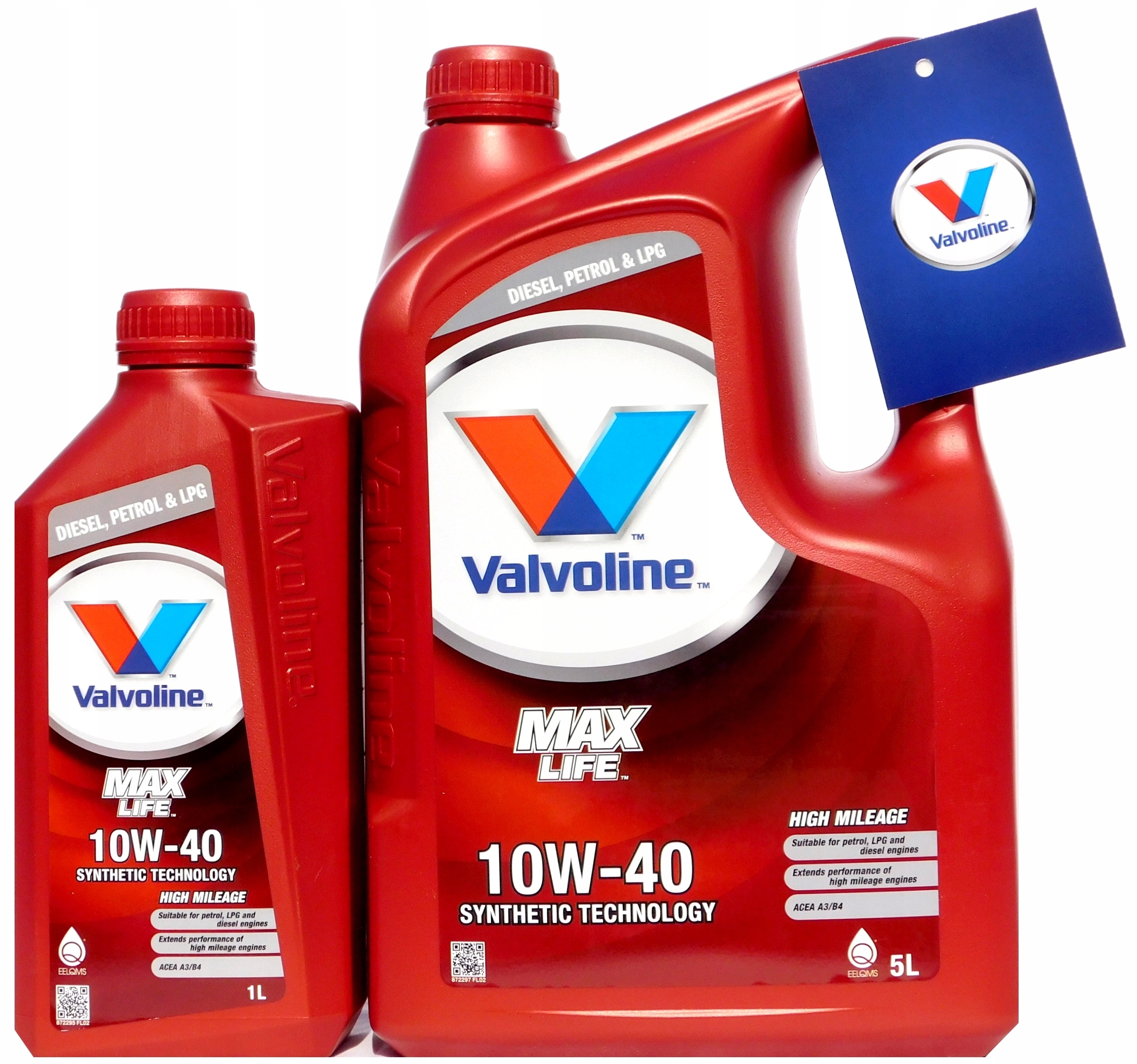 

Olej silnikowy Valvoline MaxLife 10W40 6L