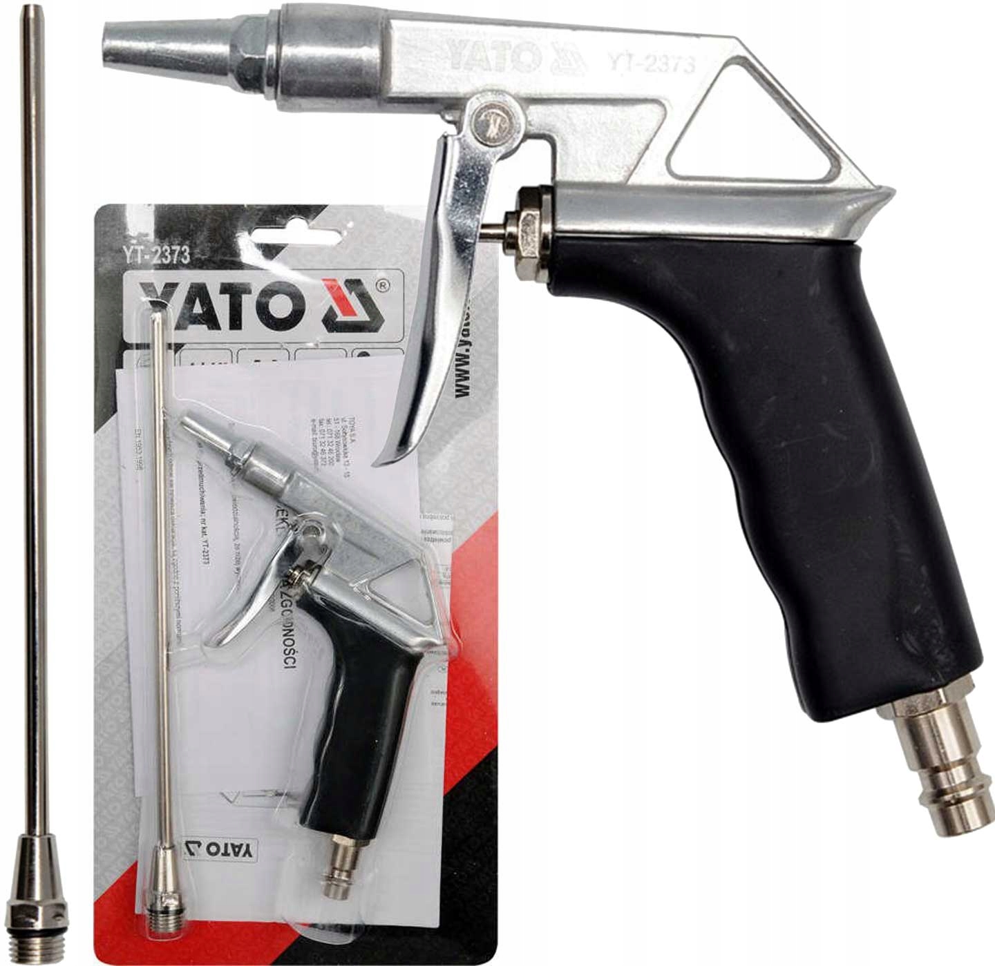 

Pistolet do przedmuchiwania przedłużana dysza Yato