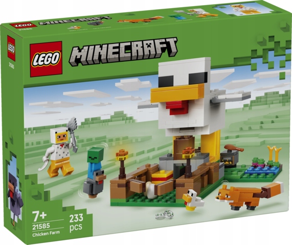 LEGO Minecraft Farma kurczaków 21585