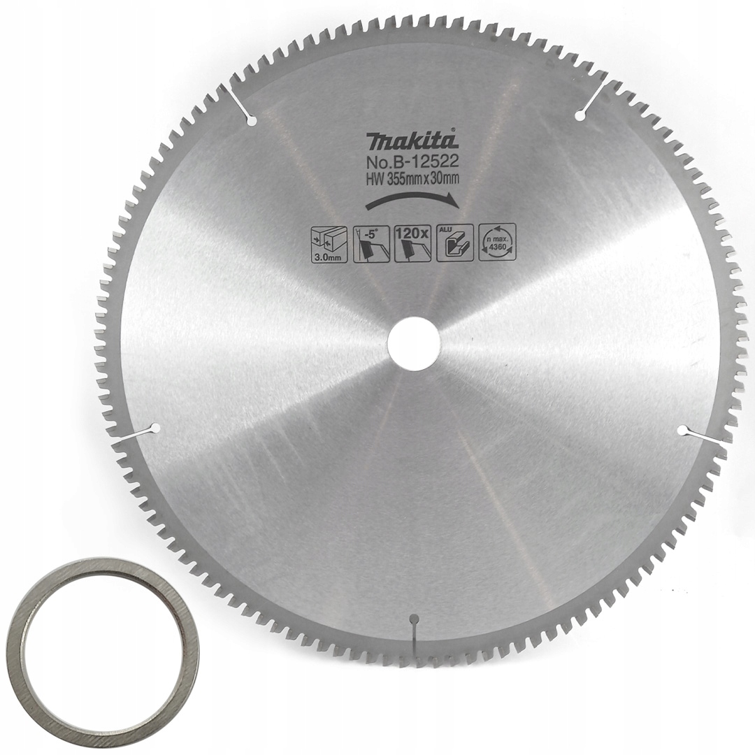 Řezací kotouč pila s vidlicí 355x30mm 120z pro hliník Makita B-12522