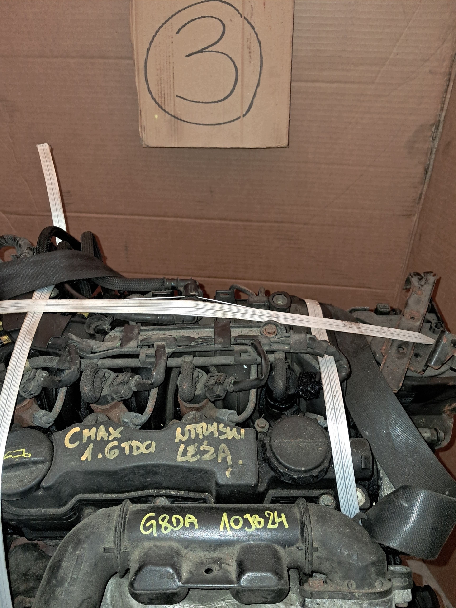 engine 1.6 TDCI G8DA 10JB24 complete FORD FOCUS MK2 PEWNIAK DO MONTAZU