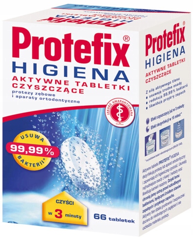 

Protefix Aktywne tabletki czyszczące do protez x66