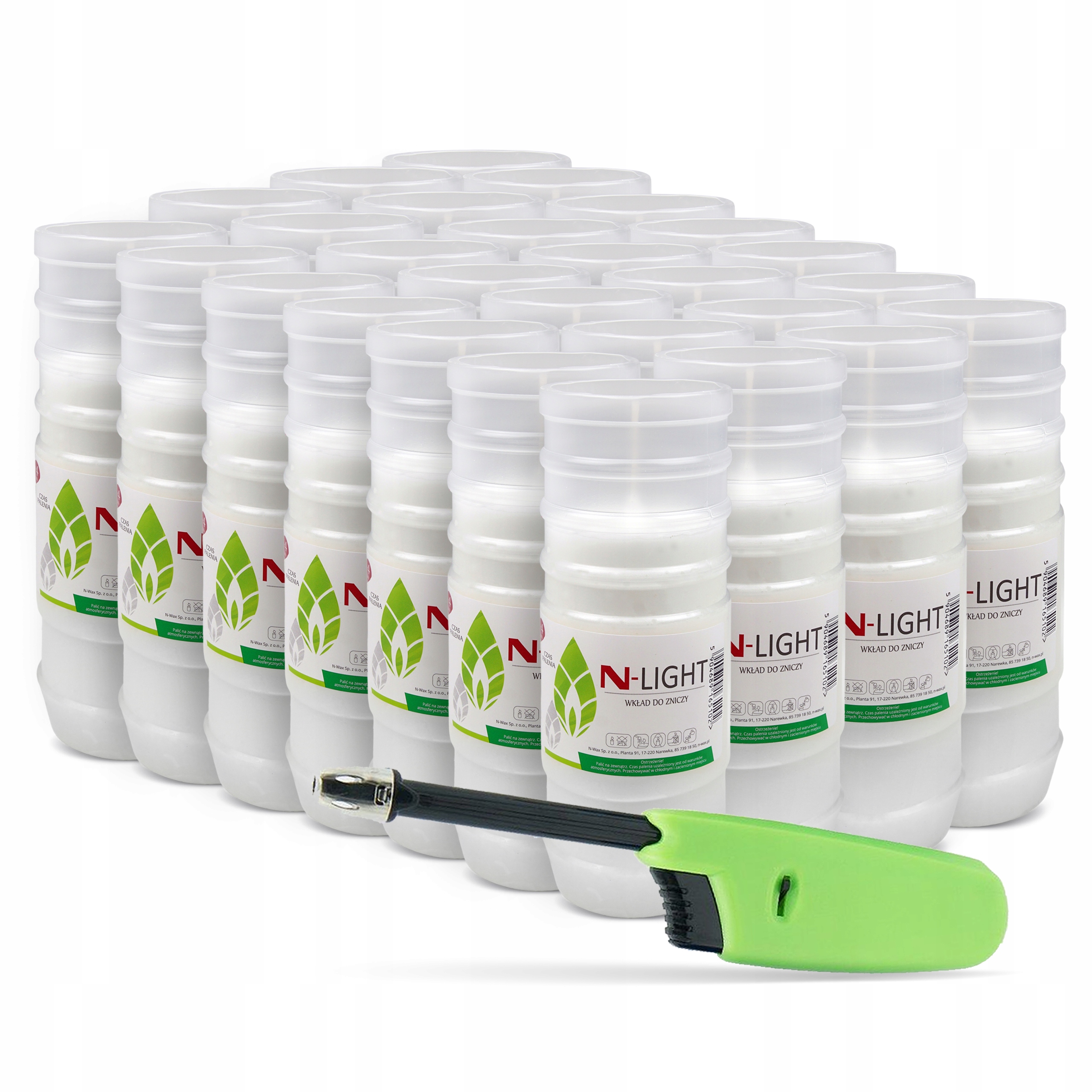 

Wkłady Do Zniczy Parafinowe 100% 28SZT 4 Dni