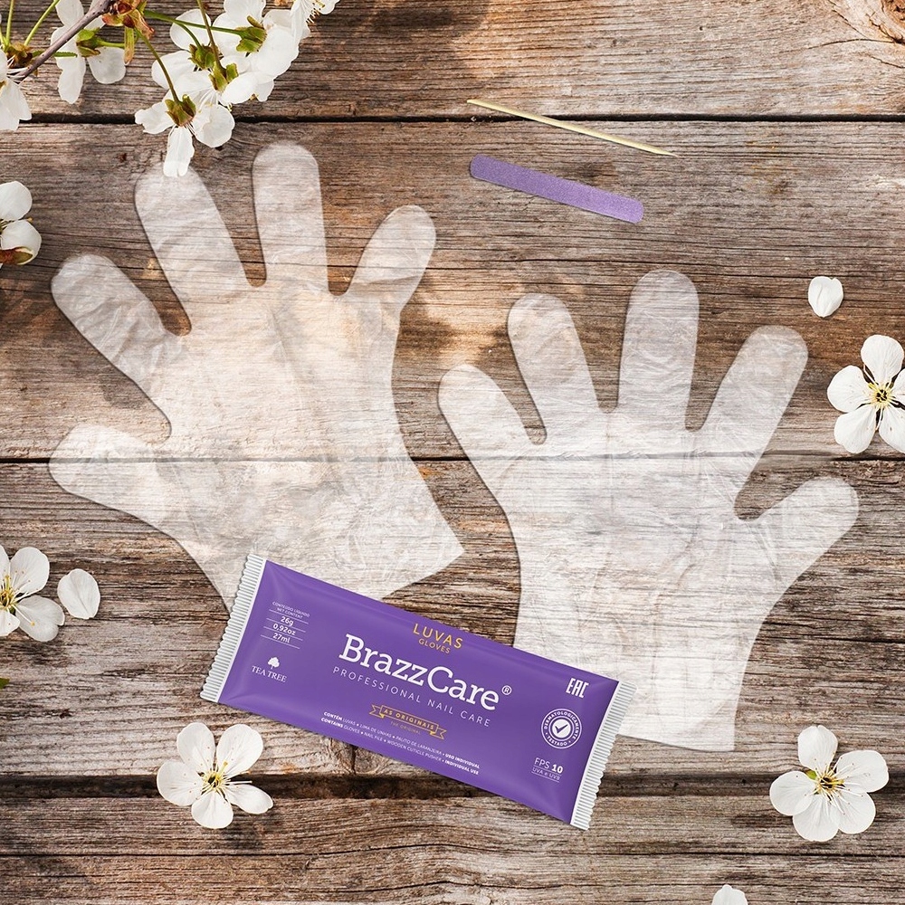 BALBCARE BrazzCare ZESTAW RĘKAWICZKI DO MANICURE Stan opakowania oryginalne