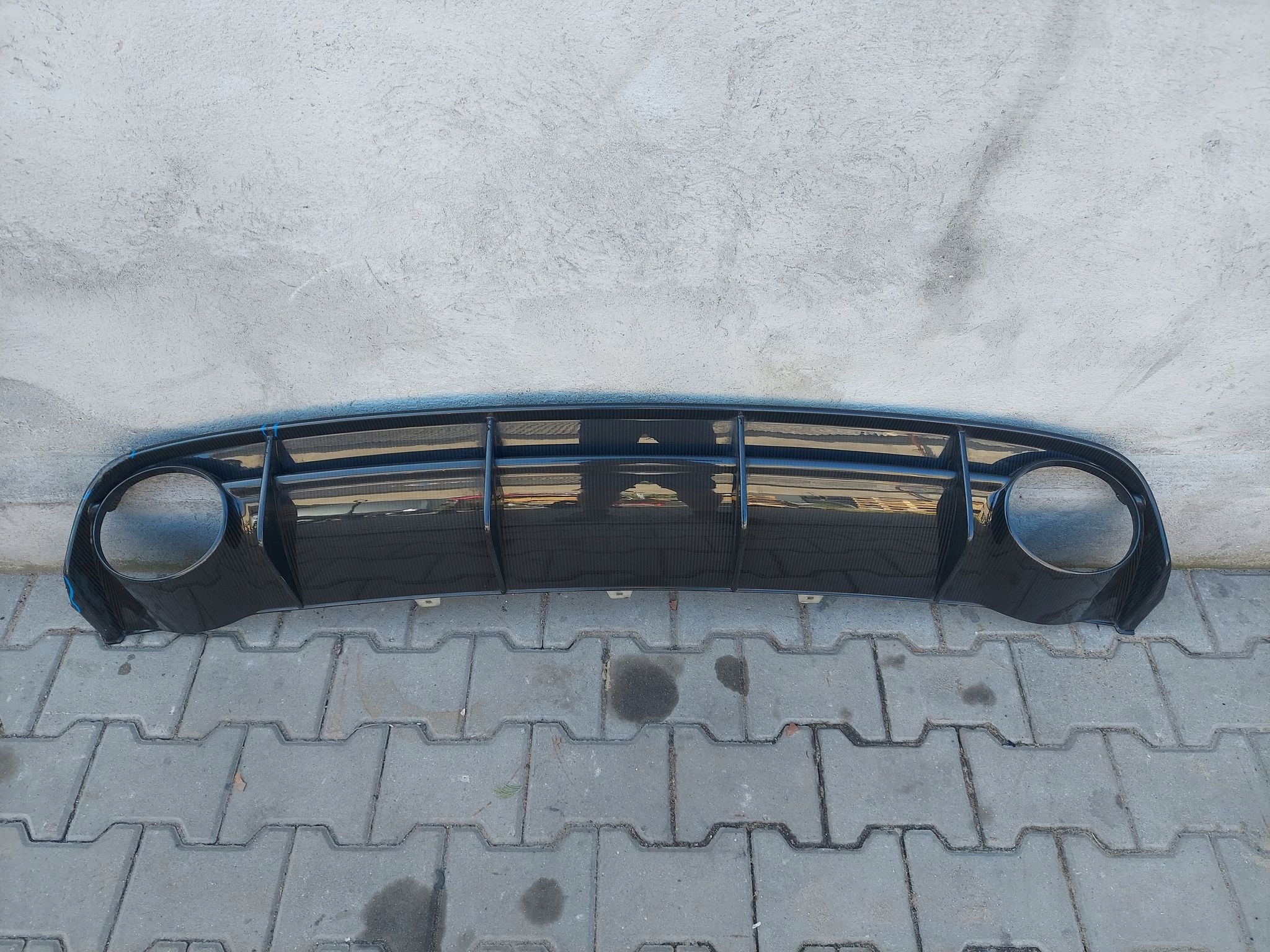 4G9807521E - AUDI RS6 C7 AVANT диффузор заднего бампера CARBON