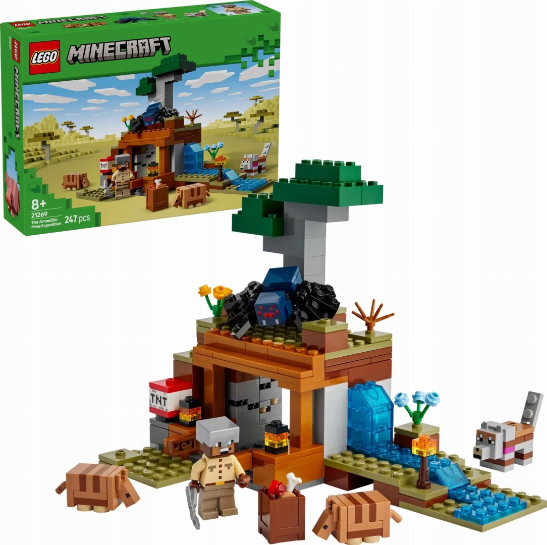 21269 Lego Minecraft Výprava do obrněného dolu Lego
