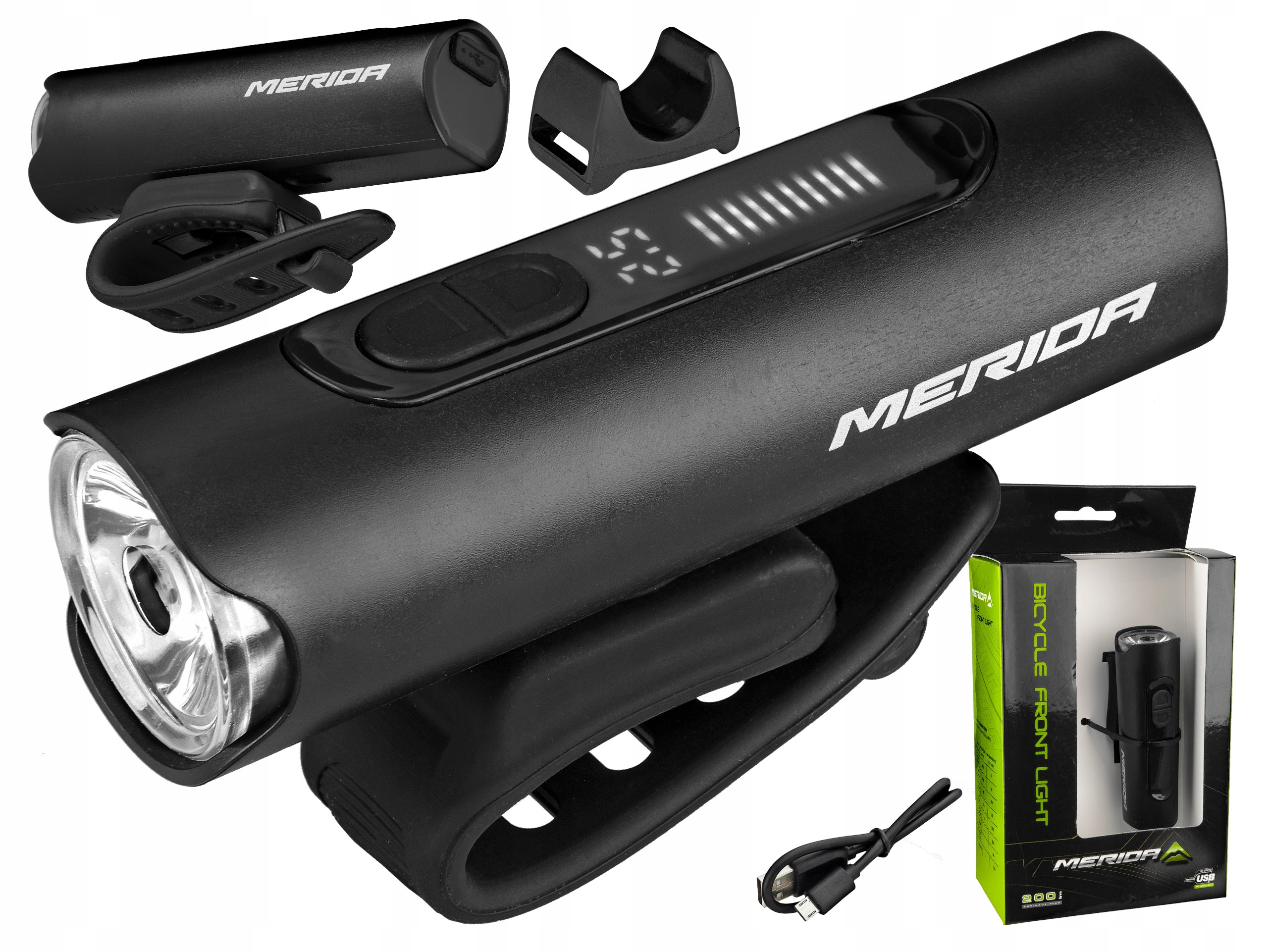 

Lampka Przednia Merida Pro 200 8 Trybów 200 LM Usb