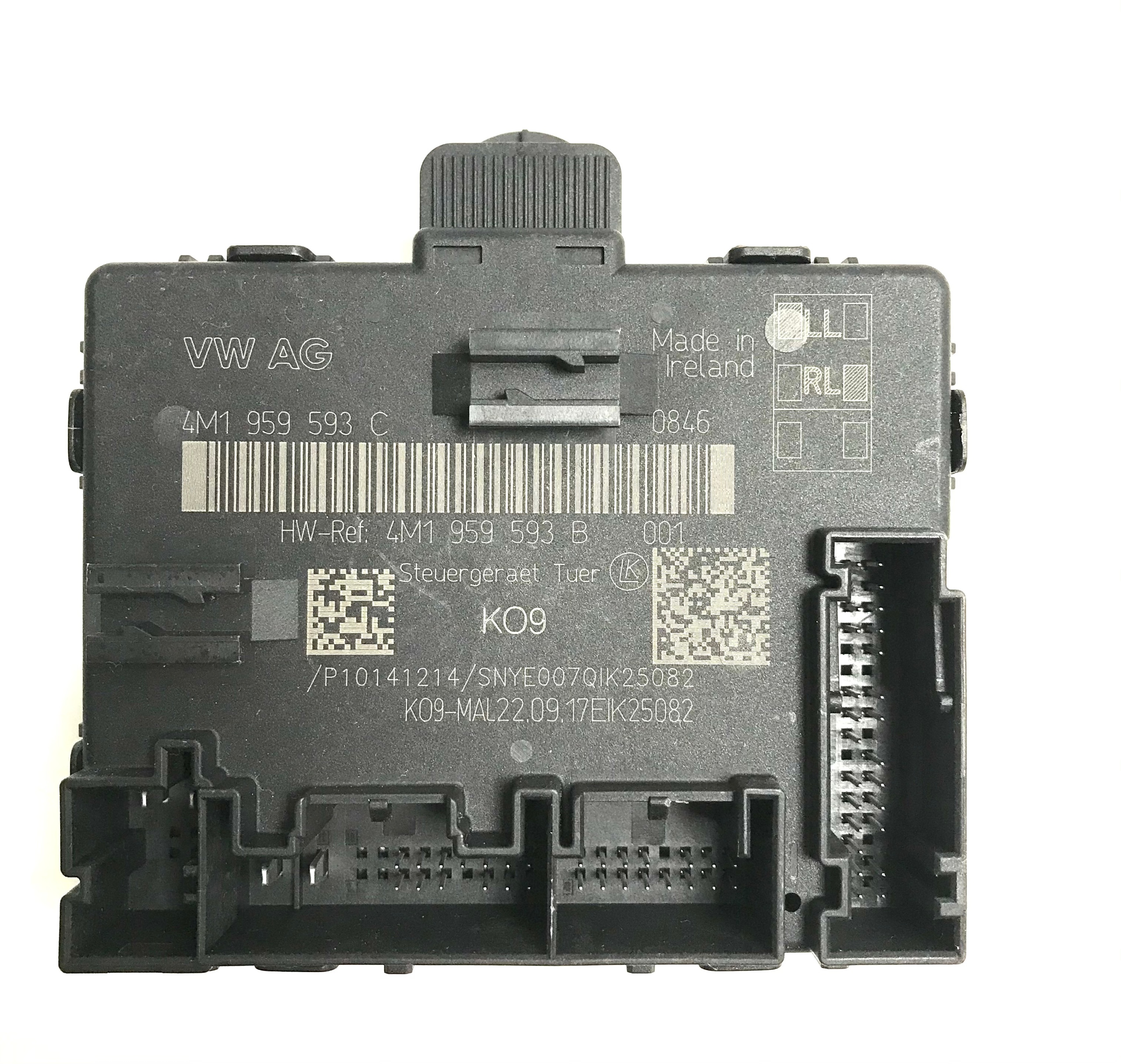 VW TOUAREG III 3 МОДУЛЬ ДРАЙВЕРА ДВЕРИ 4M1959593C
