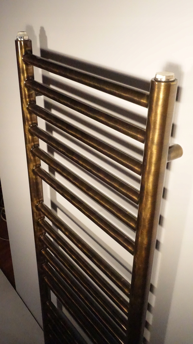 GRZEJNIK ŁAZIENKOWY 1210X400 MOSIĄDZ ANTYCZNY Marka Radval