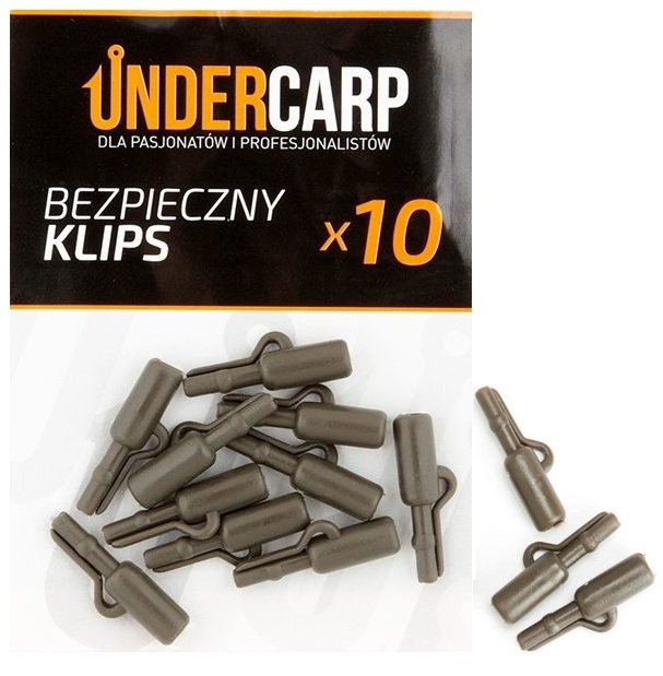 Bezpieczny klips Undercarp zielony