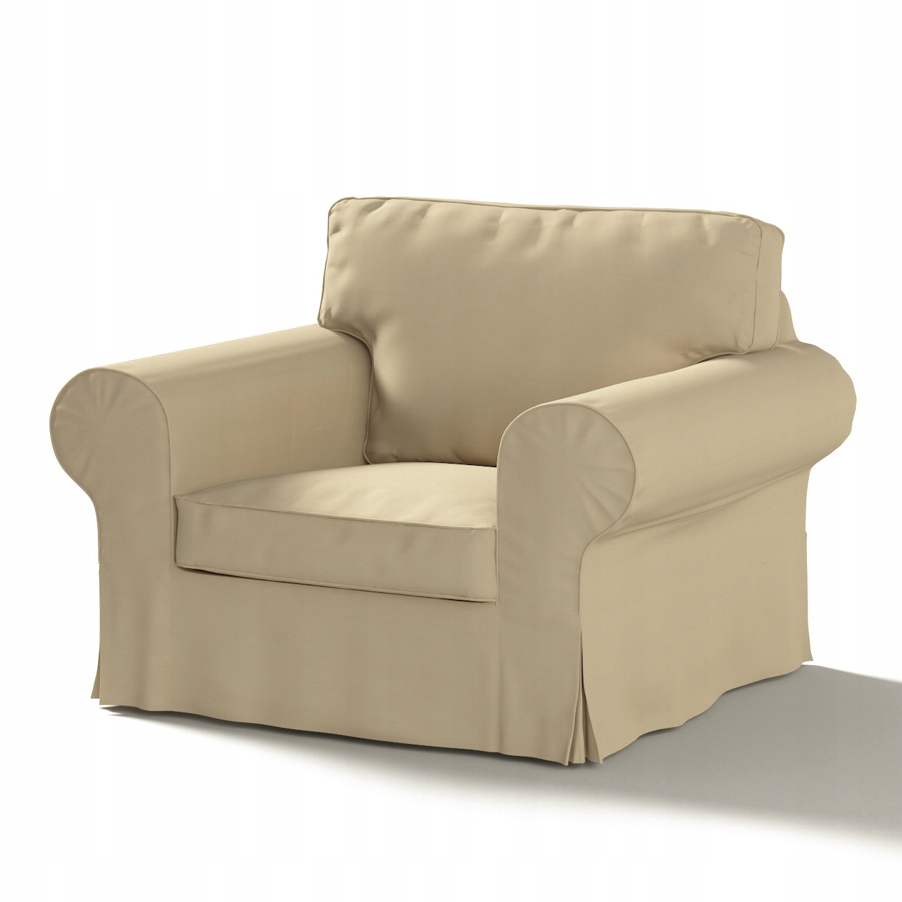 Dekoria Poťah na kreslo Ektorp Ikea hnedý