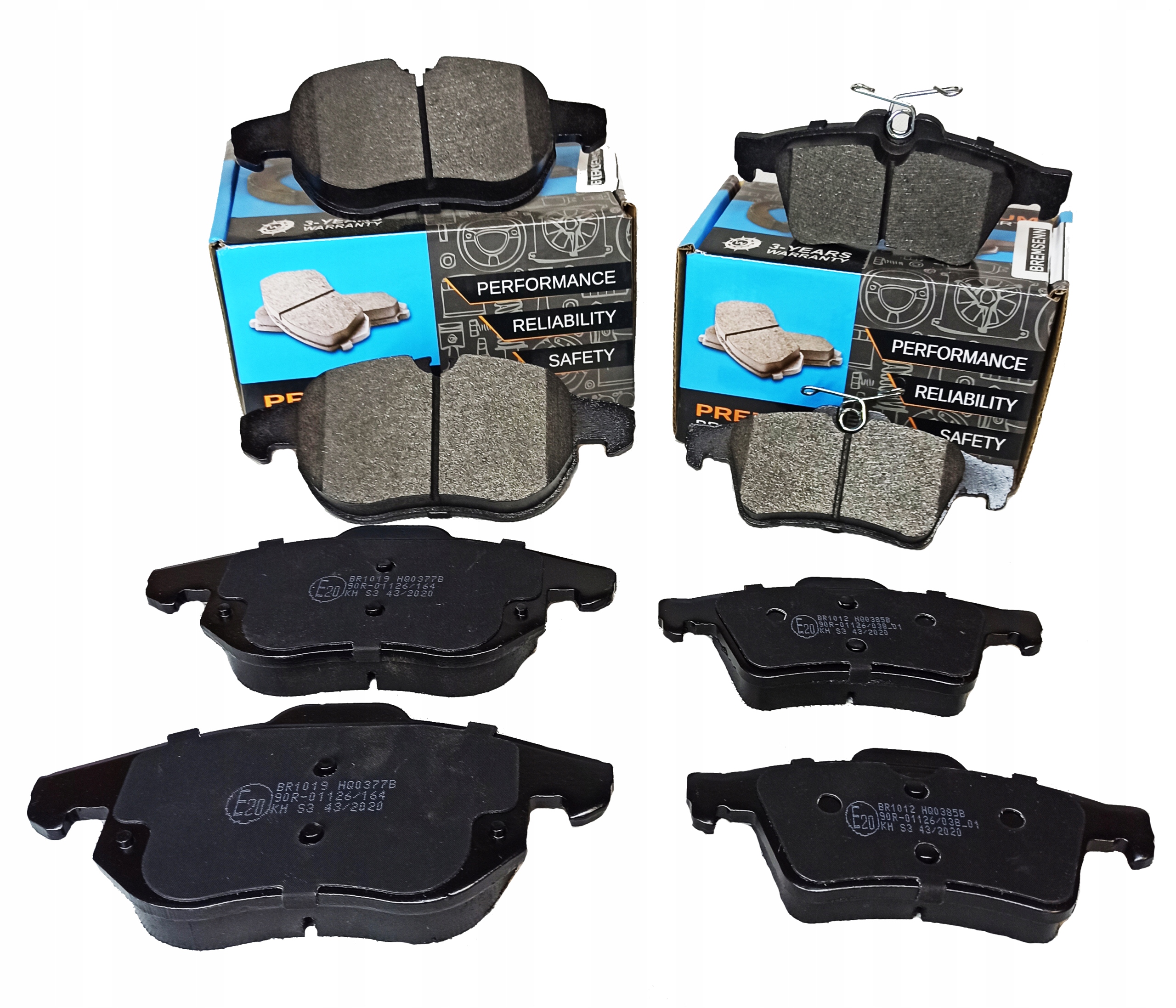 KLOCKI HAMULCOWE PRZÓD+TYŁ OPEL VECTRA C SIGNUM