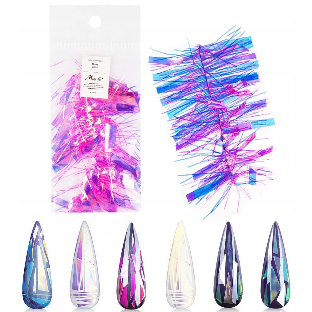 

Folia Celofan Do Zdobień Efekt Szkła Glass Holo