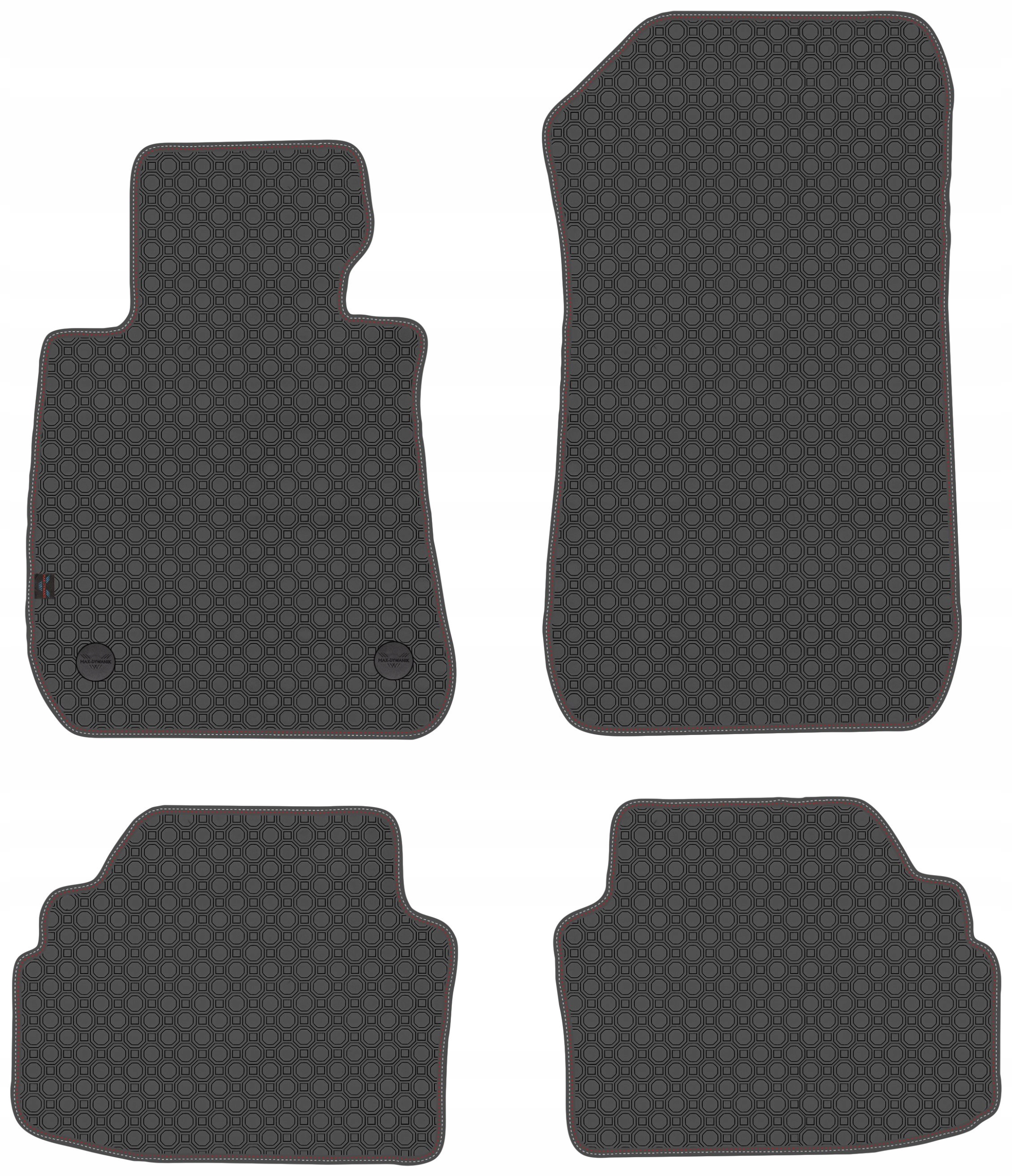 Bmw 3 E92 Coupe 2006-2012 Koberce guma Čierna